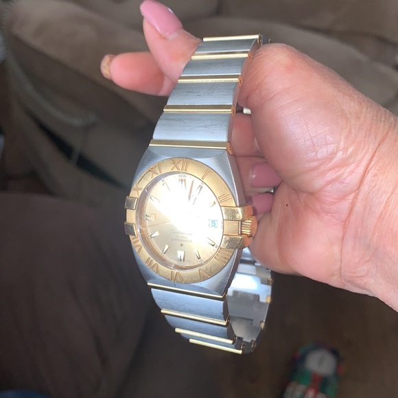 Omega Constellation Double Eagle Gold41mm Stainless steel bracelet with 18k Gold - Picture 3 of 6